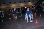 Bild Nacht der Pflege Rollstuhl Parcour